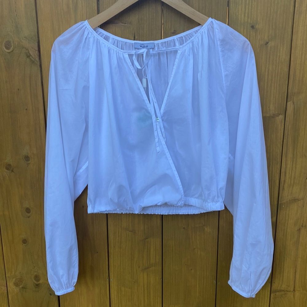 NWT Rails Katia Cotton Wrap Top - Picture 14 of 14